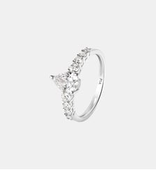 Bague Diana 1 carat Or Blanc PIAPARIS