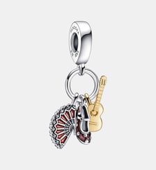 Charm Pendant Flamenco Espagnol Guitare, Chaussure & Éventail Pandora