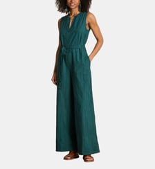 Combinaison pantalon en broderie anglaise La Fée Maraboutée