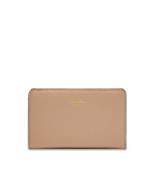 Portefeuille rectangulaire zippé signature en cuir Lancel