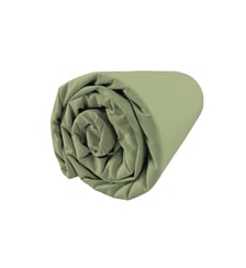 Drap housse en satin de coton lavé bonnet 30cm, NUIT SATINÉE Blanc Cerise