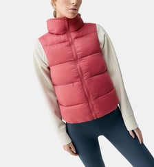Doudoune sans manches de sport femme Jolie Coupe-vent séchage rapide Born Living Yoga