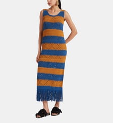 Robe The Yarn Solid Blue Petro La DoubleJ