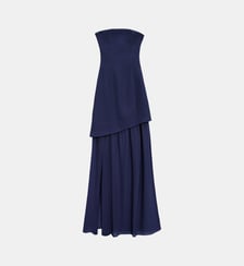 Robe longue asymétrique  uni ROSEMONDE La Petite Etoile