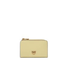 Mini portefeuille en cuir avec love birds Pinko