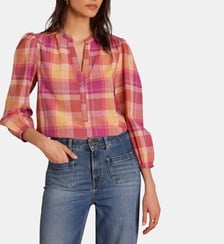 Chemise droite Prudence à carreaux Maison 123