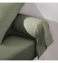 Taie de traversin unie en satin de coton, 153 fils La Redoute Interieurs