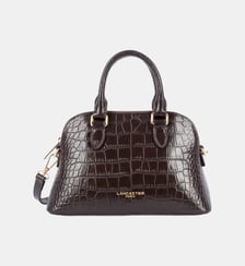 Sac à main demi lune M Exo cuir façon croco Lancaster
