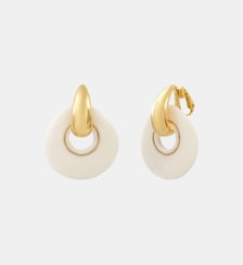 Boucles d'oreilles clips   doré à l'or fin - Masseria Satellite