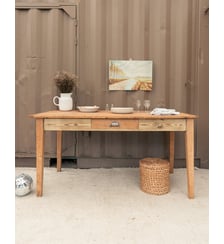 Table à manger de ferme en bois Romy N°1587- Produit chiné Debongout