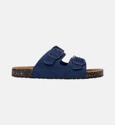 Sandales semelle intérieure cuir patch talon confort everywear Isotoner