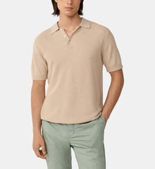 Polo Tricoté Coupe Regular À Manches Courtes Hackett London