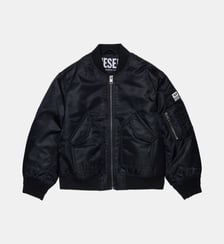 Blouson bomber avec logo et poches zippées Diesel Kids