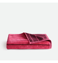 Maxi drap de bain rayé, en éponge velours 500 g La Redoute Interieurs