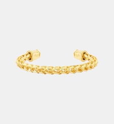 Bracelet jonc ajustable   doré à l'or fin - Tess Satellite