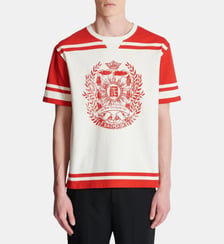 T-shirt Varsity imprimé Balmain Écusson Balmain