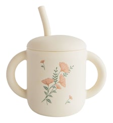 Tasse à paille en silicone Mushie