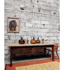 Table de ferme en bois Romy N°333- Produit chiné Debongout