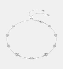 Collier Una Angelic, Motifs double face, Métal rhodié Swarovski