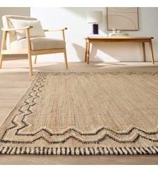 Tapis en jute et coton La Redoute Interieurs