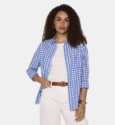 Chemise Vichy À Manches Longues En Coton Marilou Maison 123