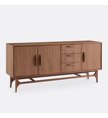 Buffet enfilade plaqué noyer La Redoute Interieurs