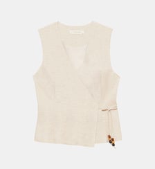 Top sans manches col v uni VEYA La Petite Etoile