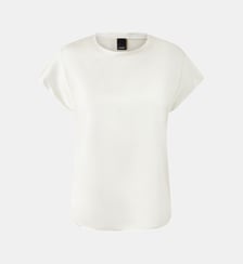 Blouse en satin à mancherons Pinko
