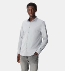 Chemise slim motif fines rayures Ikks