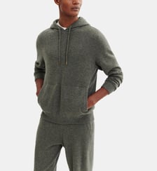 Hoodie droit en cachemire Bompard