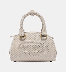1DR Dome-Petit sac bowling en cuir effet serpent Diesel