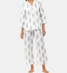 Pyjama boutonné en coton ACAPULCO 206 Lingerie Le Chat