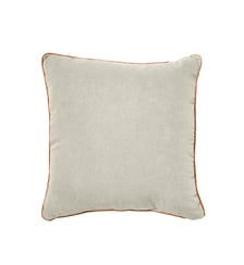 Housse de coussin en lin lavé, AU FIL DU LIN Blanc Cerise
