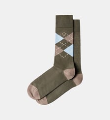 Lot De 2 Paires De Chaussettes En Coton Peigné À Losanges Hackett London