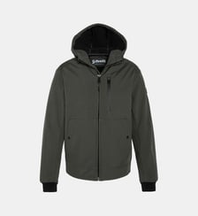 Blouson droit à capuche Schott