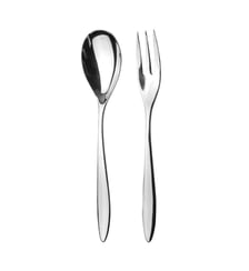Fourchette et cuillère de service en acier 18/10 Couzon