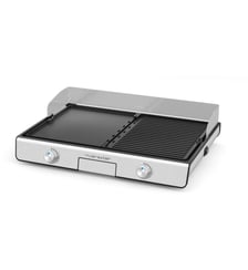 Plancha électrique QPL530 réversible à poser, 45.5x28.5 cm Riviera & Bar