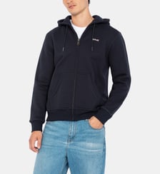 Sweatshirt zippé à capuche Schott