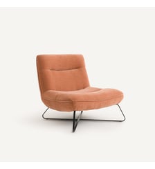 Fauteuil en tissu velours AM.PM