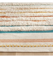 Tapis enfant tissé main en coton AM.PM