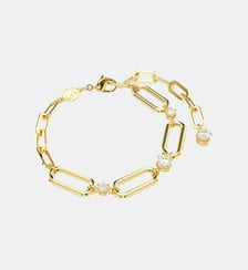 Bracelet Constella, Doré à l’or 18 carats (750/1000) Swarovski