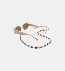 Chaîne de lunettes Sola résine nacre et multicolore La Coque Française