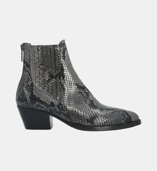 Boots esra - cuir imprimé façon animalier Colisée Paris