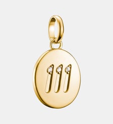 Pendentif Charm numéro angélique 111 avec pierres blanches Connect Thomas Sabo