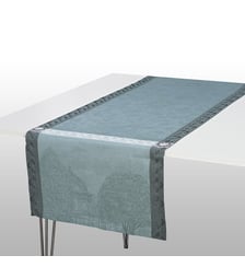 Chemin de table Fumee Symphonie baroque Le Jacquard Francais