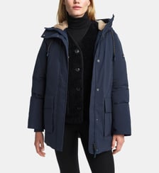 Parka mi-longue à capuche Aigle