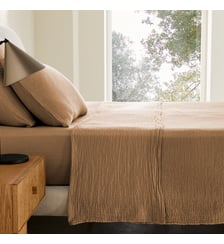 Drap plat en gaze de coton biologique AM.PM