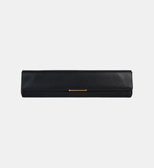 Sac LONG CLUTCH en cuir lisse Balmain