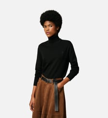 Pull Col Roulé Ami De Coeur En Laine AMI Paris