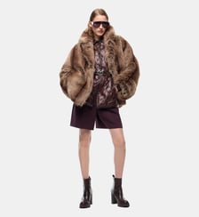 Caban en fourrure synthétique Pinko